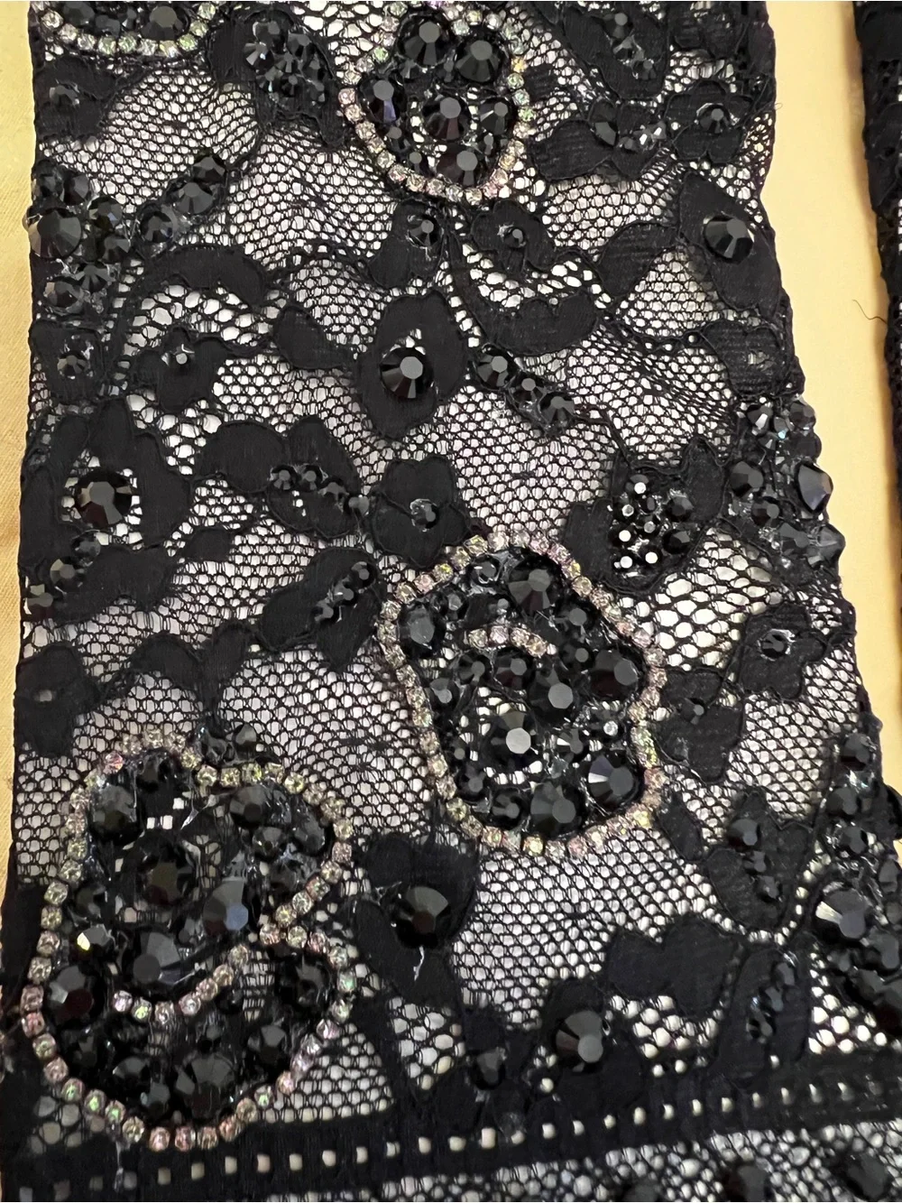 Black Lace & Velvet Sleeveless Bodysuit - Women's Intimates
